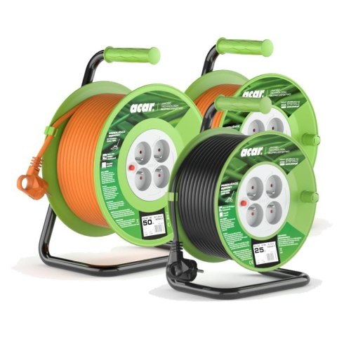 Acar Przedłużacz bębnowy Acar M01802 40m pomarańczowy