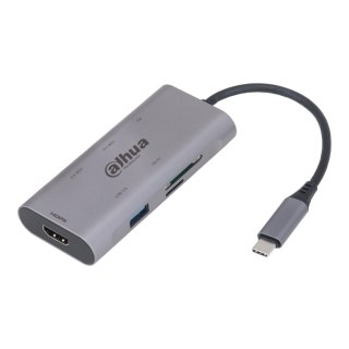 DAHUA Stacja dokująca Dahua TC37 4K HDMI 3xUSB-A 2xUSB-C SD/TF