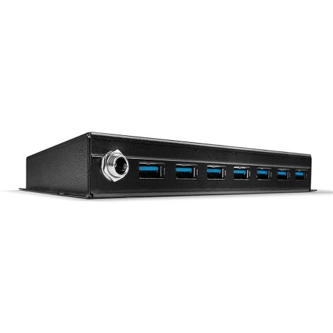 LINDY Hub USB 3.0 LINDY Metal Hub 7 Ports Type A to B czarny