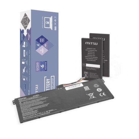 Mitsu Bateria Mitsu do notebooka Acer Aspire 3 A314, A315 (7.4V-7.6V) (4800 mAh)
