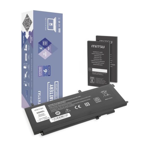 Mitsu Bateria Mitsu do notebooka Dell Inspiron 15 (7547), 15 (7548) (10.8V-11.1V) (3400 mAh)