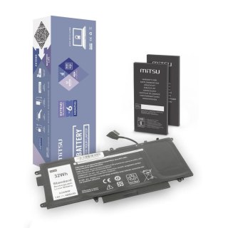 Mitsu Bateria Mitsu do notebooka Dell Latitude E5289, 7390 (7.4V-7.6V) (4200 mAh)