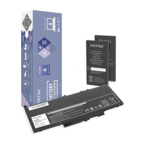Mitsu Bateria Mitsu do notebooka Dell Latitude E7270, E7470 (7.4V-7.6V) (5800 mAh)