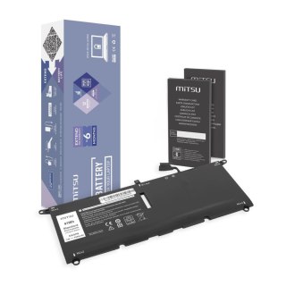 Mitsu Bateria Mitsu do notebooka Dell XPS 13 (9370), 13 (9380), Latitude 13 (3301) (7.4V-7.6V) (5500 mAh)