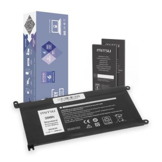 Mitsu Bateria Mitsu do notebooka Dell Vostro WDX0R, P75F, P62F, P66F, T2JX4, 14 (5468), Inspiron 15 (5568) (11.4V) (3400 mAh)
