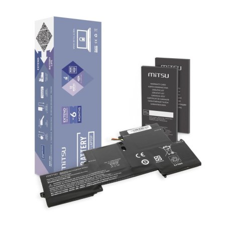 Mitsu Bateria Mitsu do notebooka HP EliteBook Folio 1020 G1 (7.4V-7.6V) (4200 mAh)