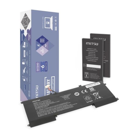 Mitsu Bateria Mitsu do notebooka HP Envy 13, 13-AD (7.7V) (3600 mAh)