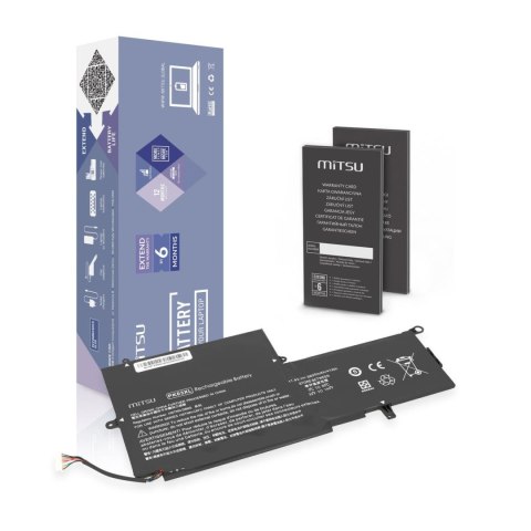 Mitsu Bateria Mitsu do notebooka HP Envy x360 13, Spectre Pro x360 G1 (11.4V) (3600 mAh)