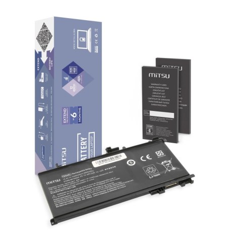 Mitsu Bateria Mitsu do notebooka HP Omen 15, Pavilion 15 (15.4V) (2800 mAh)