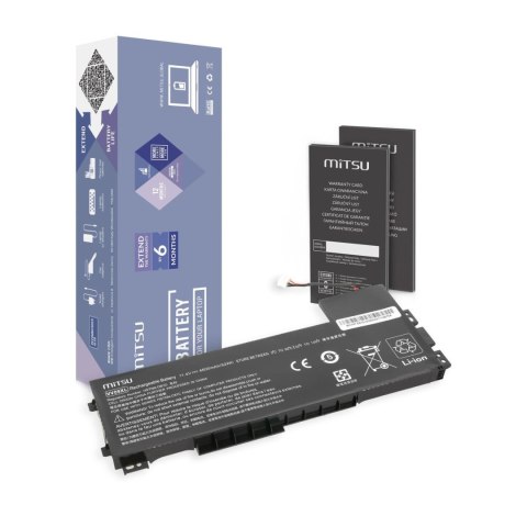 Mitsu Bateria Mitsu do notebooka HP ZBook 15 G3, 15 G4 (11.4V) (4600 mAh)