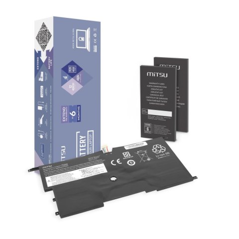 Mitsu Bateria Mitsu do notebooka Lenovo ThinkPad X1 Carbon 14 (gen2, gen3) (15.2V) (2800 mAh)