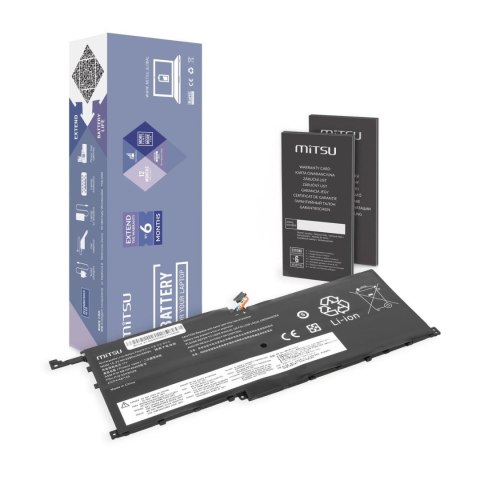 Mitsu Bateria Mitsu do notebooka Lenovo ThinkPad X1 Carbon 4th (15.2V) (3290 mAh)