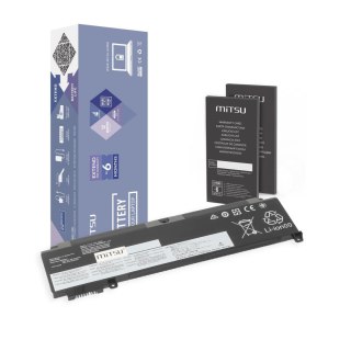 Mitsu Bateria Mitsu do notebooka Lenovo ThinkPad T460s, T470s, przednia bateria (10.8V-11.1V) (2140 mAh)