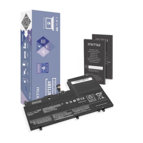 Mitsu Bateria Mitsu do notebooka Lenovo Yoga 3 1470, 700-14ISK (7.4V-7.6V) (6280 mAh)