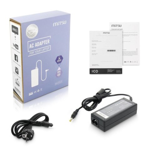 Mitsu Zasilacz sieciowy Mitsu 18.5V 3.5A (4.8x1.7) 65W do notebooka Hp, Compaq