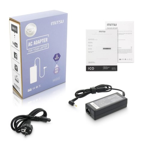 Mitsu Zasilacz sieciowy Mitsu 20V 3.25A (4.0x1.7) 65W do notebooka Lenovo