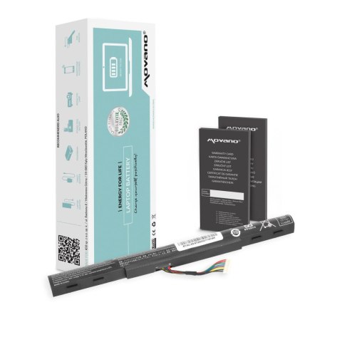 Movano Bateria Movano do notebooka Acer Aspire E5-573 E5-573G (14.4V-14.8V) (1800 mAh)