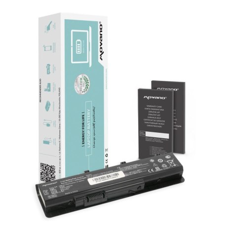 Movano Bateria Movano do notebooka Asus N45, N55, N75 (10.8V-11.1V) (4400 mAh)