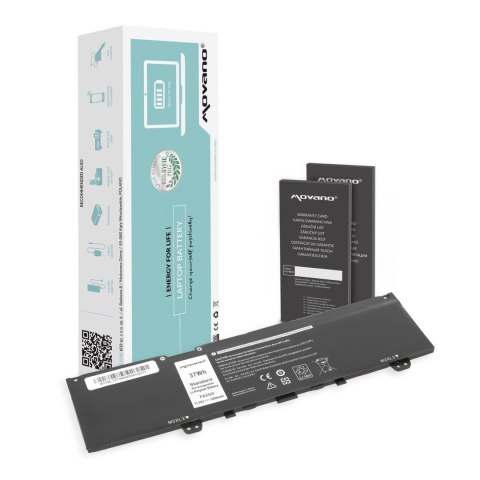 Movano Bateria Movano do notebooka Dell Inspiron 13 (7373), 13 (7386), 13 (5370), Y5XF9 (11.55V) (3200 mAh)