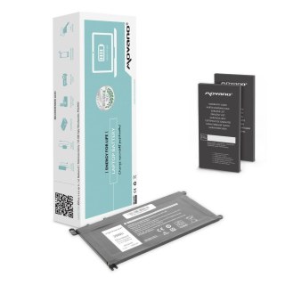 Movano Bateria Movano do notebooka Dell Vostro WDX0R, P75F, P62F, P66F, T2JX4, 14 (5468), Inspiron 15 (5568) (11.4V) (3400 mAh)