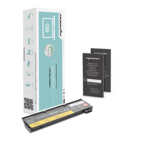 Movano Bateria Movano do notebooka Lenovo ThinkPad 45N1127, T440, T450s, X240 (10.8V-11.1V) (4400 mAh)