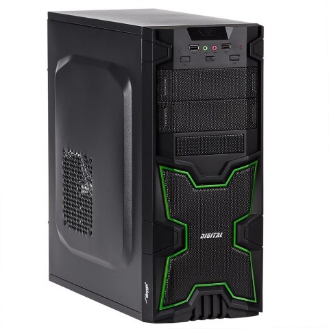 AKYGA Obudowa Midi ATX Akyga AKY313BG 2xUSB2.0 bez zasilacza