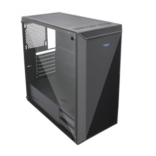 AKYGA Obudowa Midi Gamer ATX Akyga AKY015BK 1xUSB3.0 2xUSB2.0 okno plexi czarna bez zasilacza