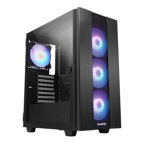 Chieftec Obudowa Chieftec HUNTER 2 GS-02B-OP ATX ARGB z oknem bez zasilacza czarna