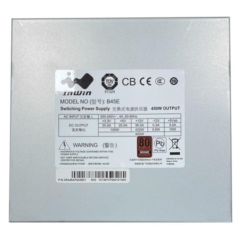 IN-WIN Zasilacz ATX In-Win 450W B45E 80+ Bronze
