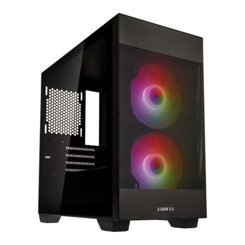 Lian Li Obudowa Lian Li LANCOOL 205M MESH BLACK Micro-ATX bez zasilacza z oknem czarna