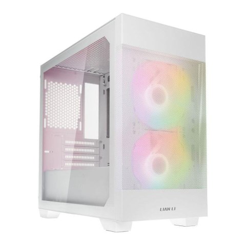 Lian Li Obudowa Lian Li LANCOOL 205M MESH SNOW Micro-ATX bez zasilacza z oknem biała
