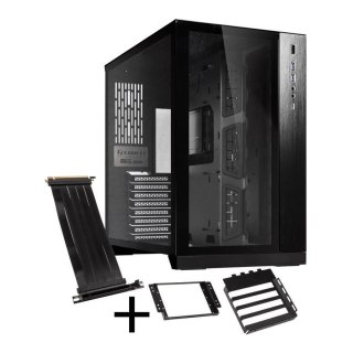 Lian Li Obudowa Lian Li O11DX E-ATX Midi Tower bez zasilacza z oknem czarna + O11D-1X-4 Riser Card