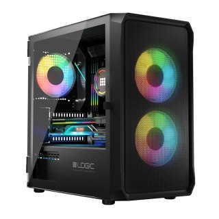 Logic Concept Obudowa LOGIC PORTOS ARGB Mini USB 3.0 Black