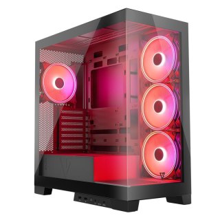 Modecom Obudowa Modecom Volcano Space Apex ARGB MIDI Czarna