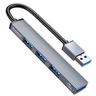ORICO HUB USB-A Orico AH-A13-GY-EP-HW 1xUSB-A 3.1, 3xUSB-A 2.0, 5Gbps, alu