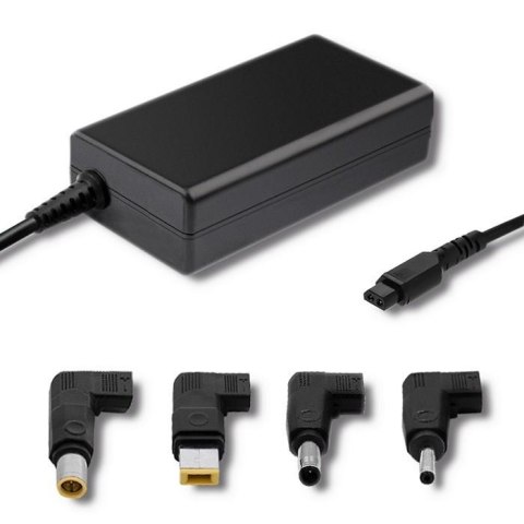 Qoltec Zasilacz Qoltec specjalizowany do Lenovo 65W | Smart Plug | 4 wtyczki | +kabel zasilający