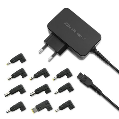 Qoltec Zasilacz sieciowy Qoltec uniwersalny 65W | 10 wtyczek