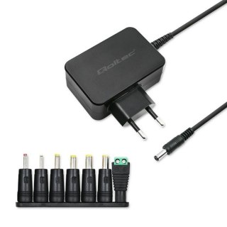 Qoltec Zasilacz uniwersalny Qoltec sieciowy 30W | 12V | 2.5A | 7 wtyczek