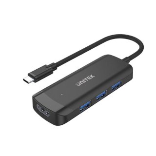 Unitek HUB USB-C Unitek H1110B 3x USB-A 3.1, HDMI 4K@30Hz