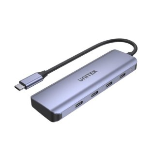 Unitek Hub USB-C Unitek H1107K, 3.1, 4 x USB-C, 5 Gbps