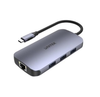 Unitek Hub USB Unitek D1071A N9+ USB-C HDMI, PD 100W, czytnik kart