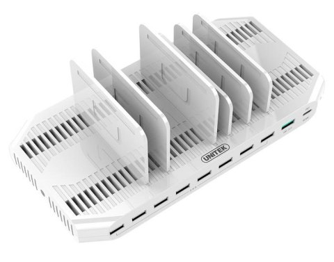 Unitek Stacja ładująca Unitek Y-2190, 10 x USB; QC3.0; USB-C Power Delivery; 160W