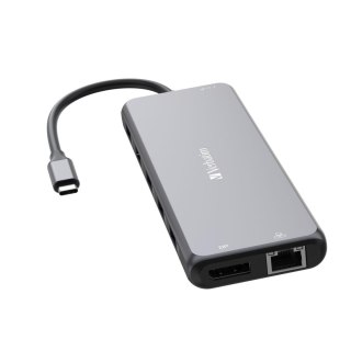 Verbatim Hub USB Verbatim Multi Port CMH-13: 2x USB-C PD, 1xUSB-A 3.1, 3xUSB-A 3.0, 2xUSB-A 2.0, 2xHDMI, DisplayPort, RJ-45, audio
