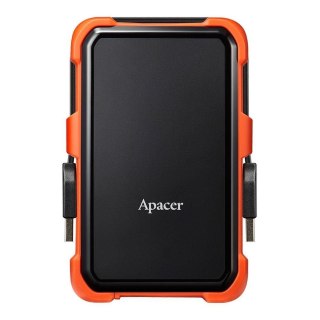 Apacer Dysk zewnętrzny Apacer AC630 Military-Grade 1TB 2,5" USB 3.2 gen. 1 Wstrząsoodporny IP55 Czarno - pomarańczowy