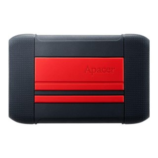 Apacer Dysk zewnętrzny Apacer AC633 Military-Grade 2TB 2,5" USB 3.2 gen. 1 Wstrząsoodporny IP55 Czerwony