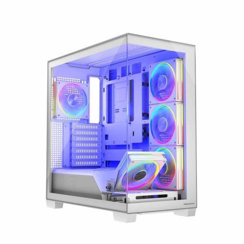 Modecom Obudowa Modecom Volcano Stellar ARGB MIDI 5F, biała