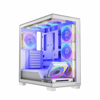 Modecom Obudowa Modecom Volcano Stellar ARGB MIDI 8F, biała