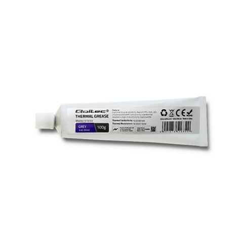 Qoltec Pasta termoprzewodząca Qoltec 4.63W/m-K | 100g | Szara