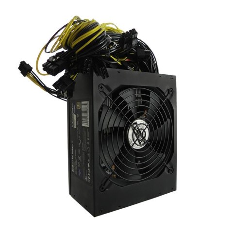 Qoltec Zasilacz ATX Qoltec 1600W | 80 Plus Gold | Bitcoin Miner