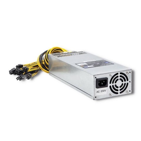 Qoltec Zasilacz PCI-E Smart Qoltec 1600W | 80 Plus Gold | Data Mining